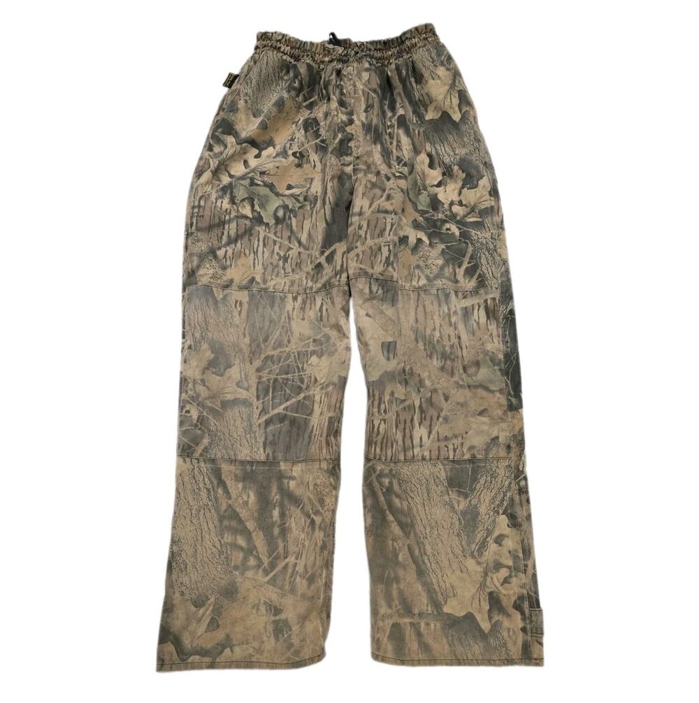 Vintage Cabelas Gore-Tex Hunting Pants XL Mossy Oak Camo Gorpcore USA Made